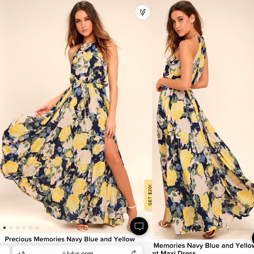 Lulu’s floral maxi dress
